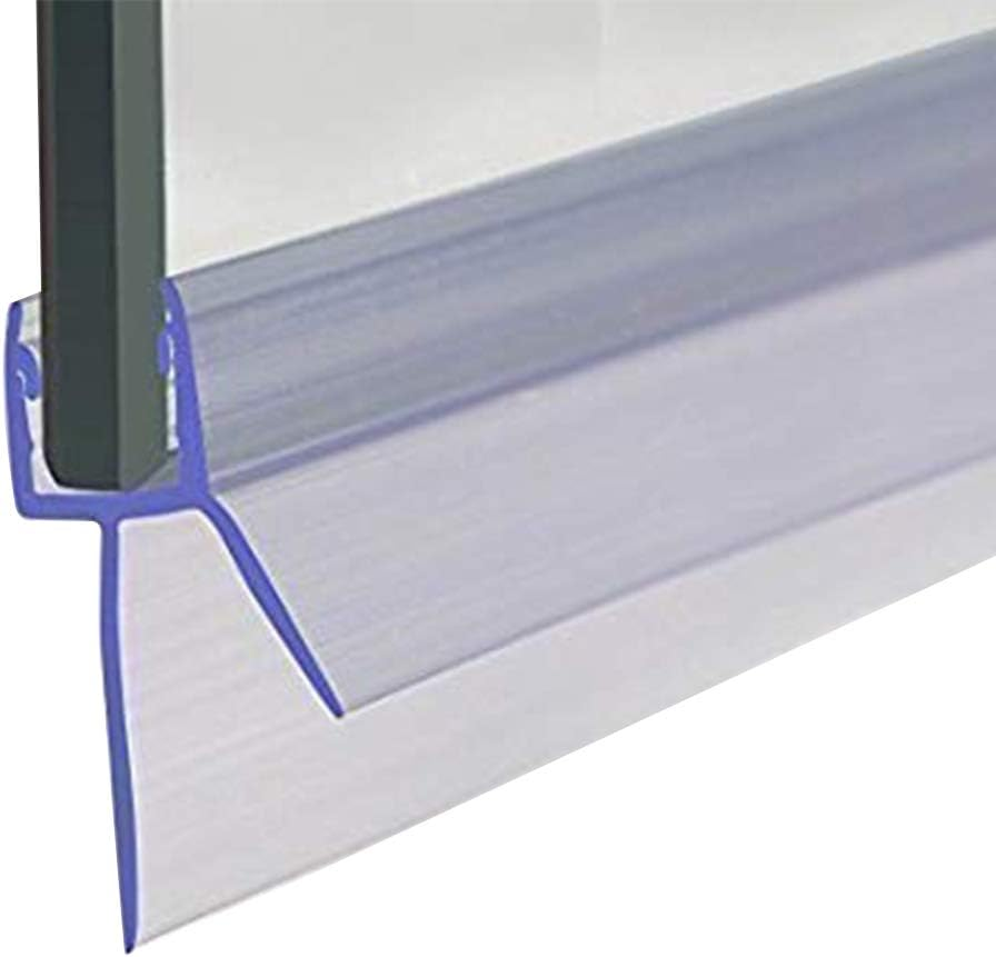 Shower Door Bottom Seal Strip Sweep - 1/2/3 Stück Rahmenlose Duschdichtung mit Tropfschiene