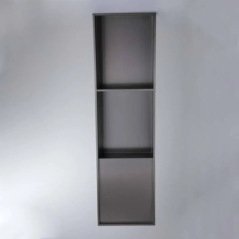 Shower Niche Stainless Steel Recessed - Edelstahl Wandmontierte Dusch-Nische Eingebautes Badezimmer-Aufbewahrungsregal Wasserdichter