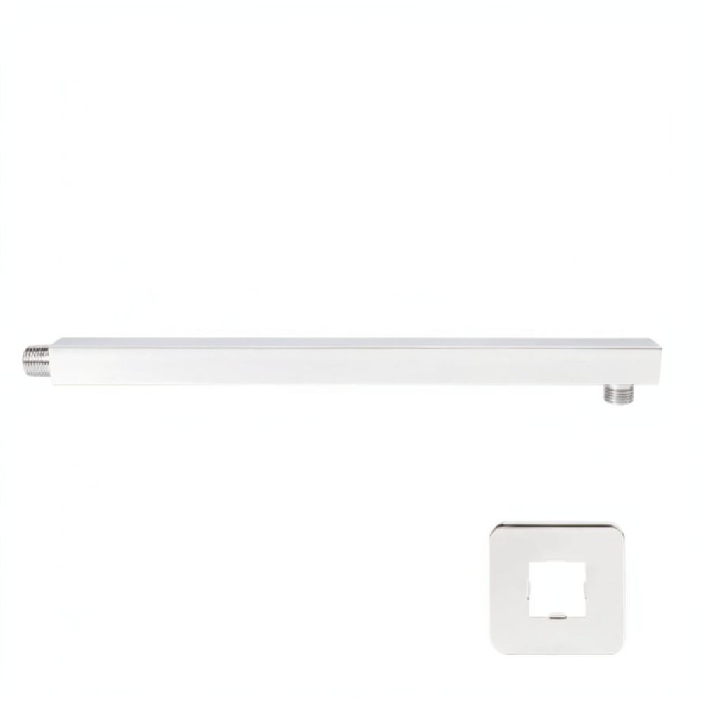 Rainfall Shower Head Ceiling Mount 16 Inch - 40 cm Wandmontierter Quadratischer Duscharm Regenduschkopf
