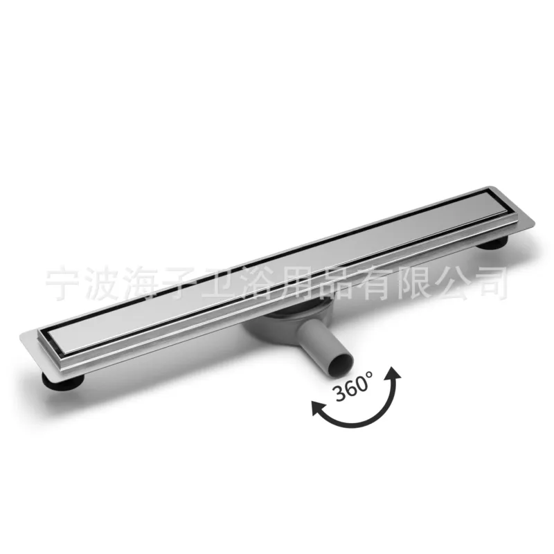 Linear Shower Drain Stainless 304 Tile In - Für grenzüberschreitende, unsichtbare, lange Bodenabläufe für