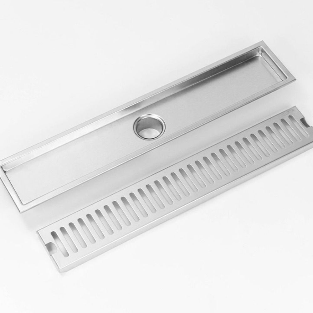 Linear Shower Drain Stainless 304 Tile In - 20/30/40/50 cm Linearer Duschablauf mit Schiebeanschluss,