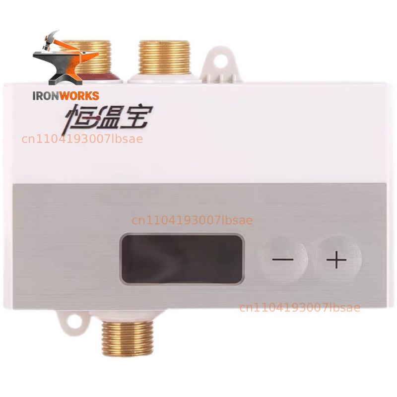 Thermostatic Mixing Valve Digital Display - Duschsystem Thermostatischer Wassererhitzer Thermostatisches Mischventil Digitales