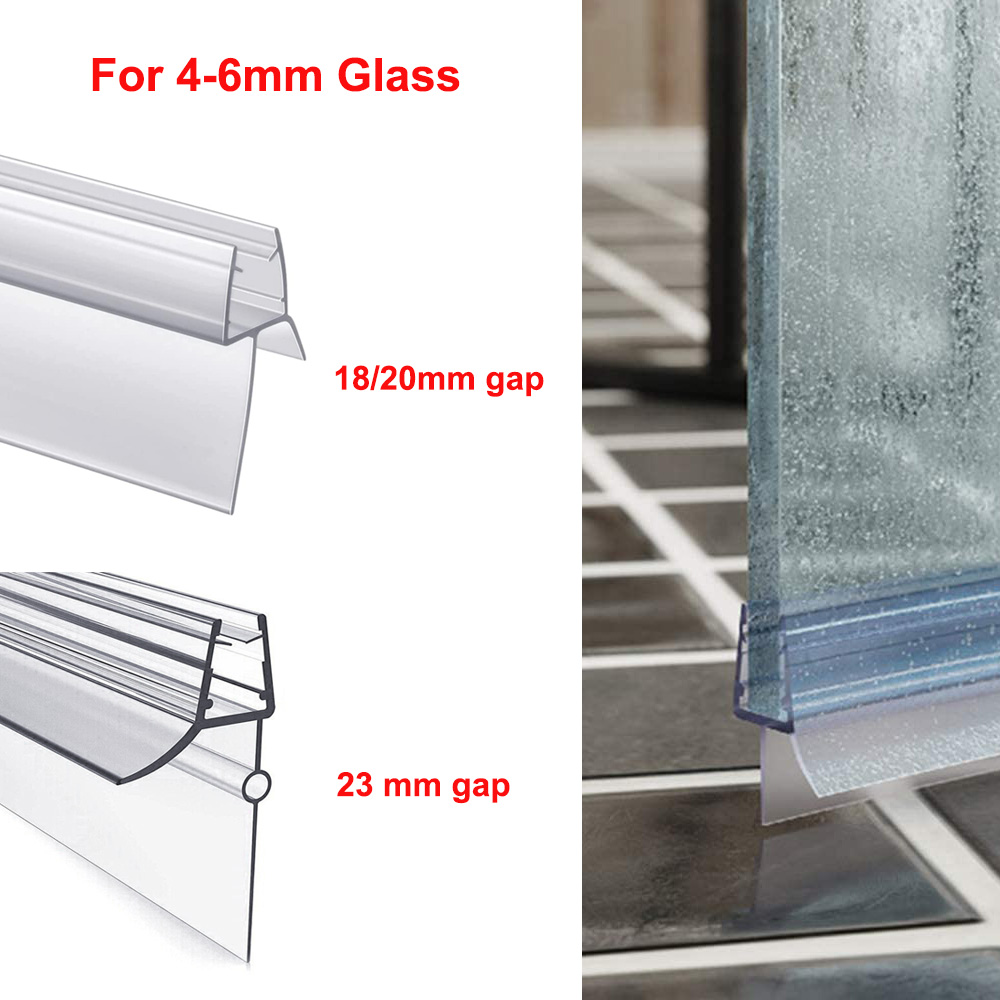 Shower Door Bottom Seal Strip Sweep - Glastür Duschdichtungsstreifen Badezimmer Dusche Bildschirm Tür