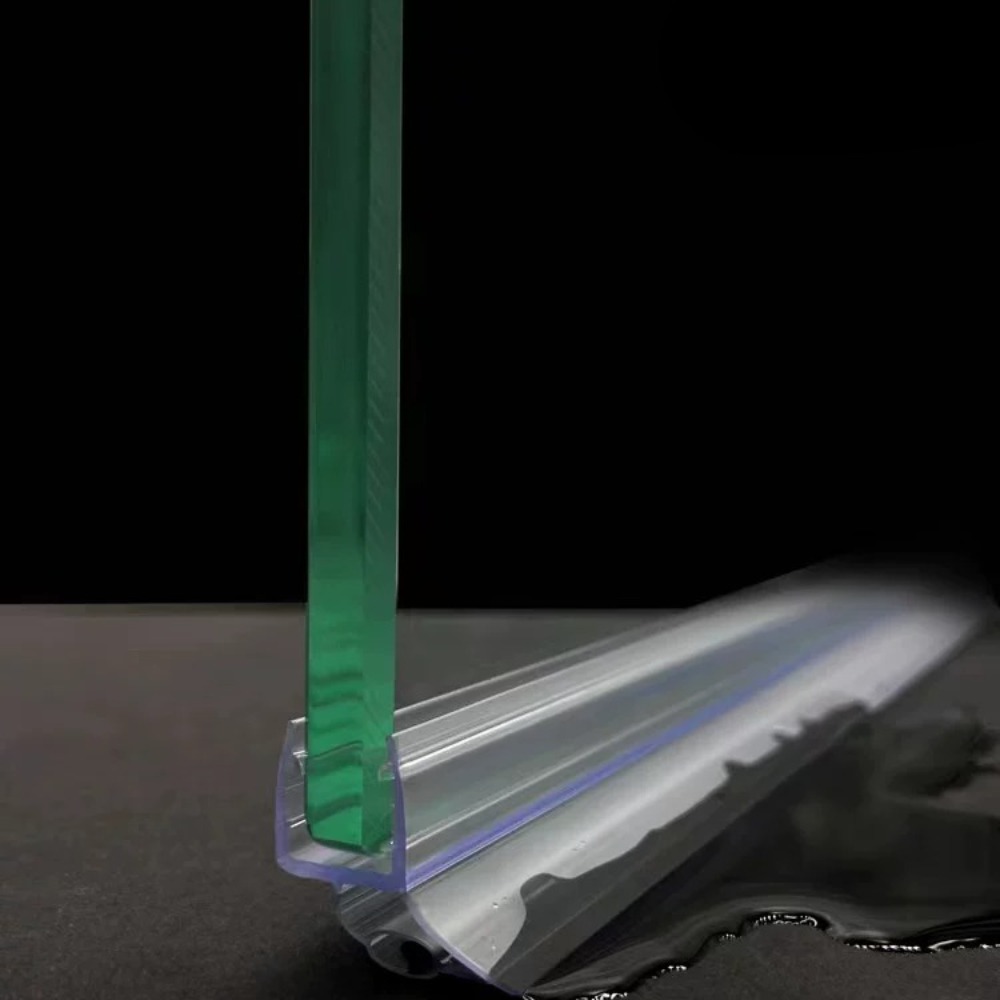 Shower Door Bottom Seal Strip Sweep - Duschdichtung für 8-12mm Spalten, 50cm Glaswand