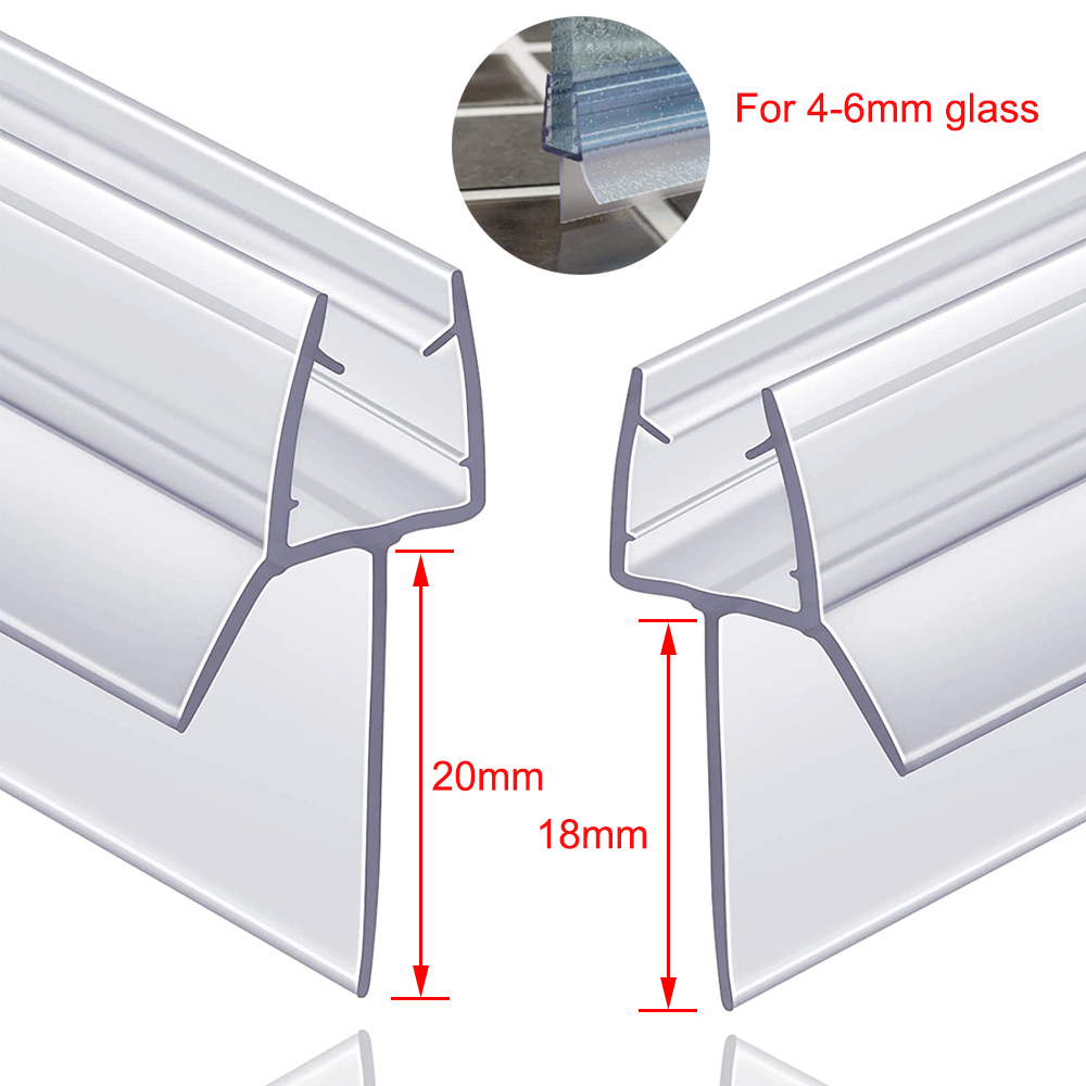 Shower Door Bottom Seal Strip Sweep - Bad Dusche Bildschirm Tür Dichtung Streifen