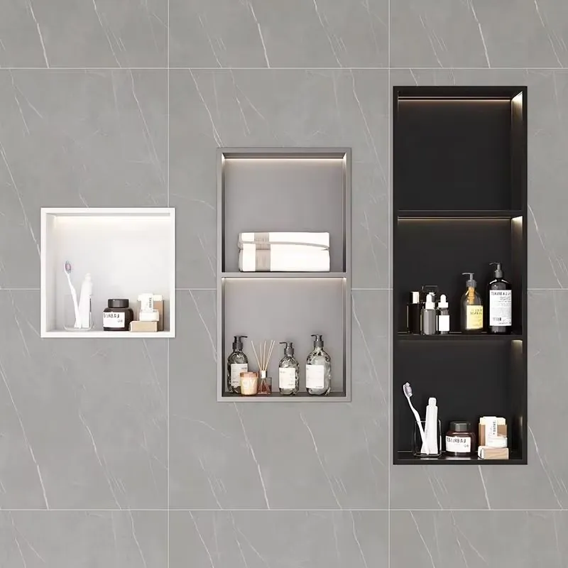 Hochwertige Moderne 3-stufige  – Shower Niche Stainless Steel Recessed Bewertung und Preis