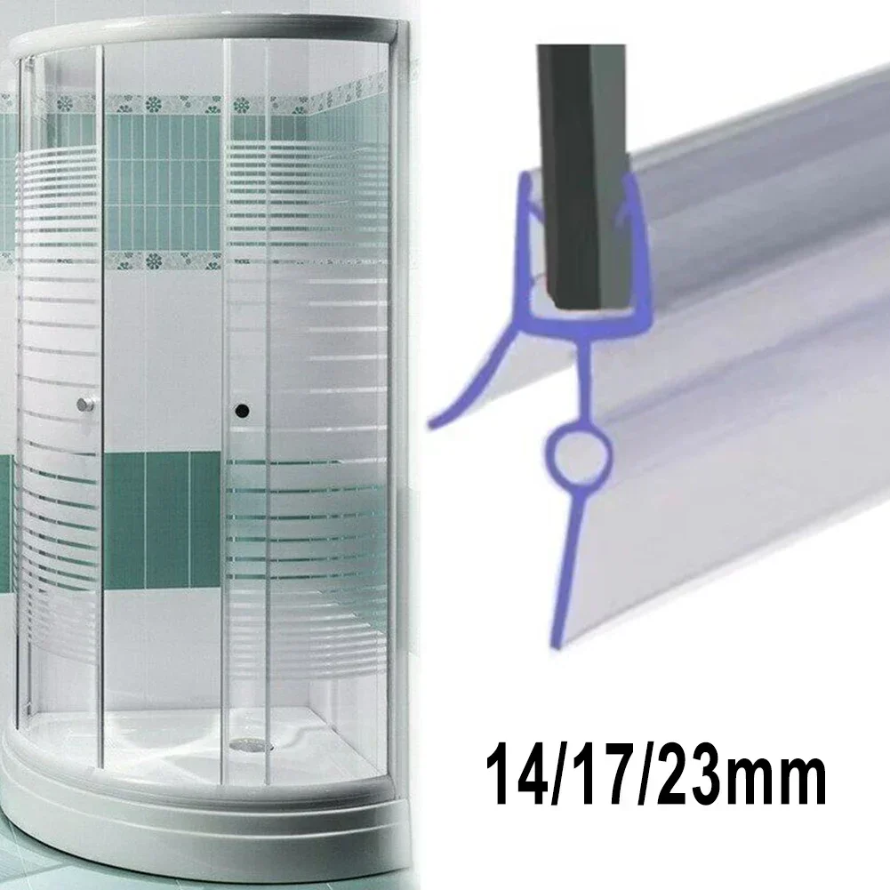 2 stücke 50 cm Silikon Dusche  – Shower Door Bottom Seal Strip Sweep Bewertung und Preis