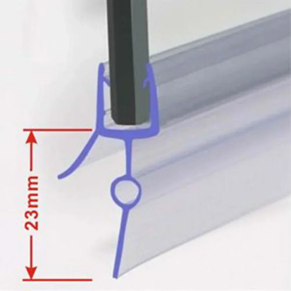 2 stücke 50 cm Silikon Dusche  – Shower Door Bottom Seal Strip Sweep Bewertung und Preis