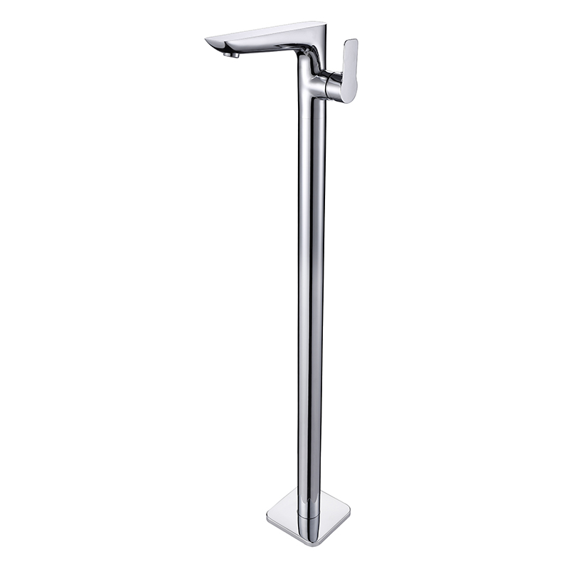 Moderner, matt-schwarzer Badar – Freestanding Bathtub Filler Faucet Floor Bewertung und Preis