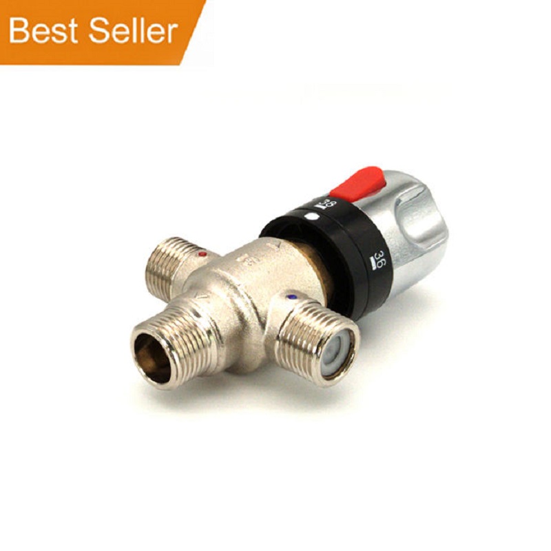 DN15 Thermostat Wasser Misch V – Thermostatic Shower Faucet Valve 3 Way Bewertung und Preis