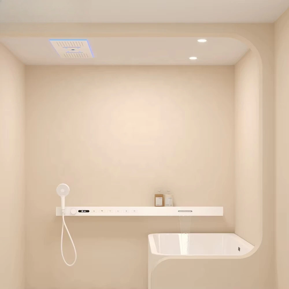 2026 Musik-Duschkopf LED 1400m – Led Rainfall Shower Head Waterfall Bewertung und Preis