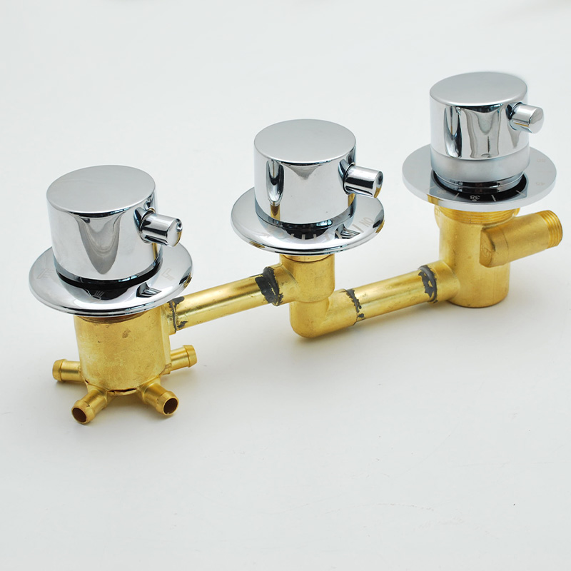 Neue Triple Griff Thermostat M – Thermostatic Shower Faucet Valve 3 Way Bewertung und Preis