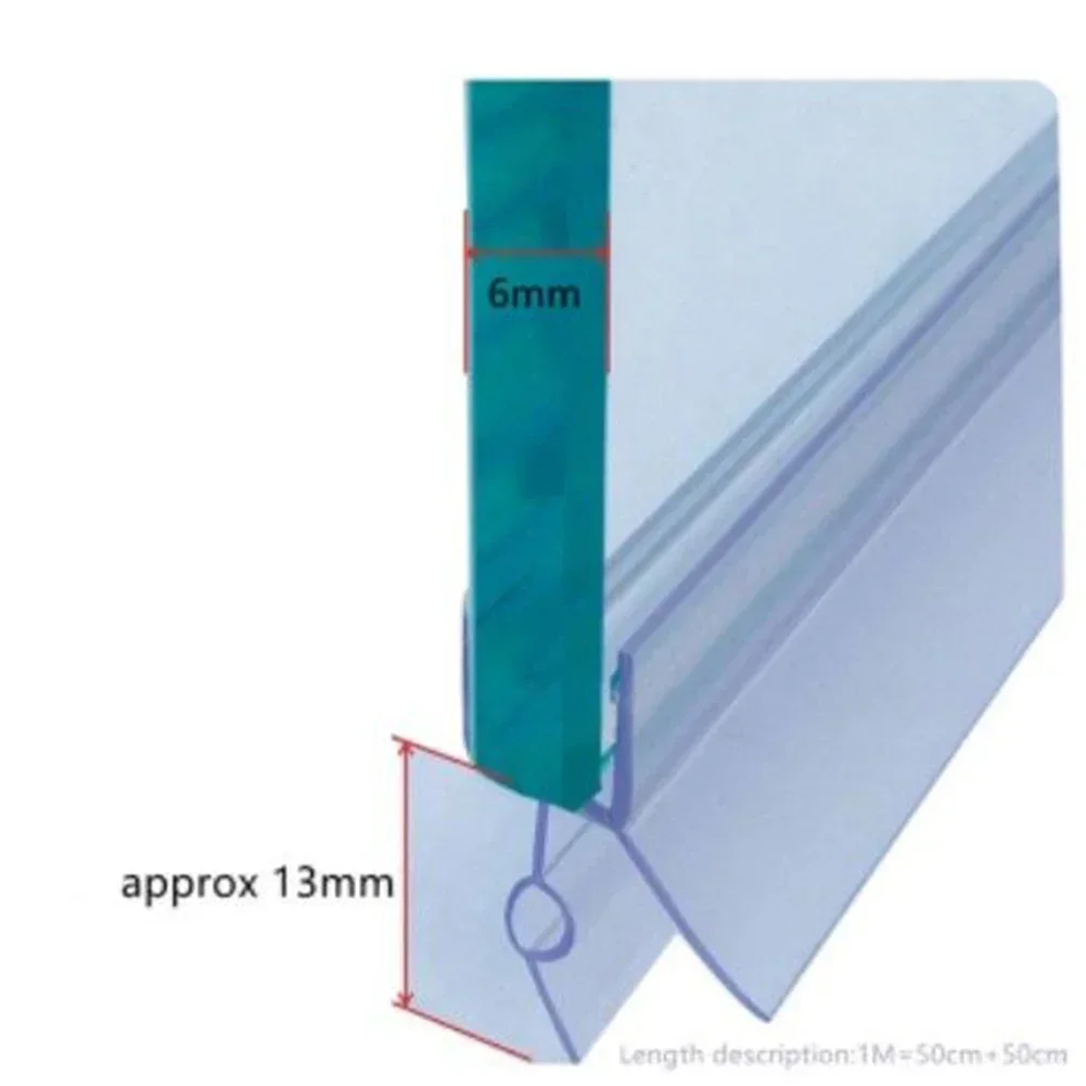 14/17/23 mm Duschwand-Dichtung – Shower Door Bottom Seal Strip Sweep Bewertung und Preis