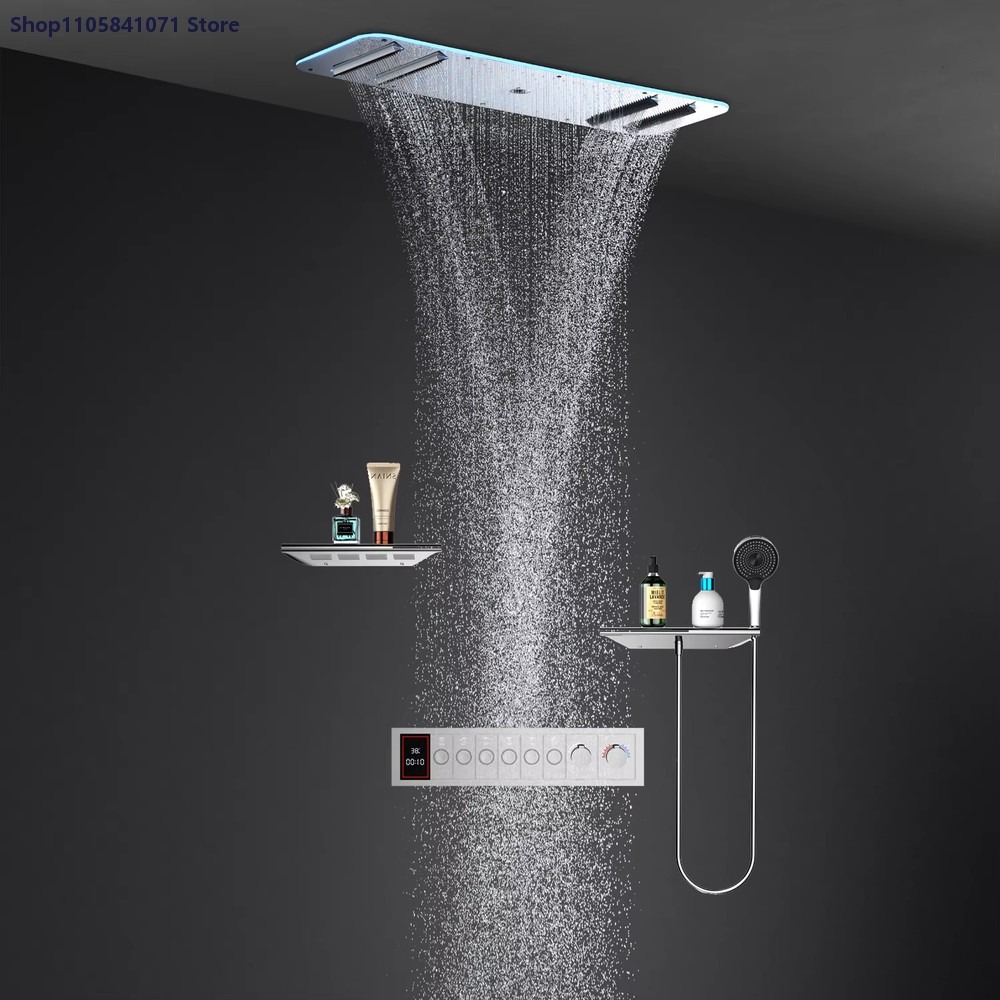 LED-Duschset mit Decken-Regend – Led Rainfall Shower Head Waterfall Bewertung und Preis