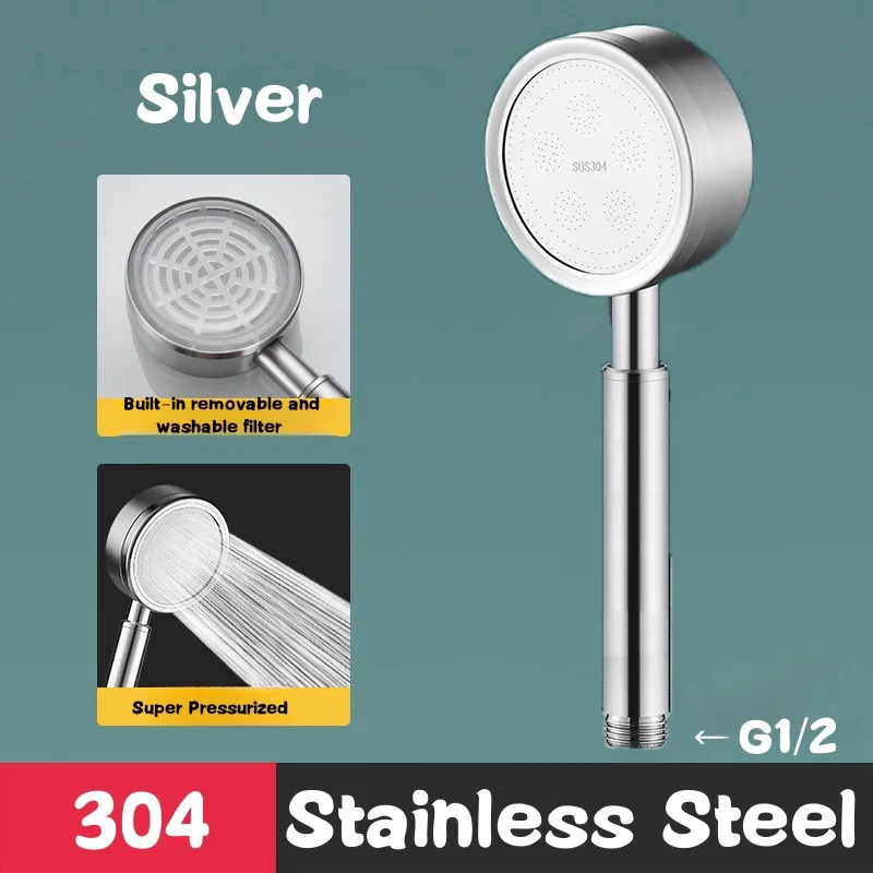 304 Edelstahl Duschkopf mit Fi – Handheld Shower Head High Pressure Filter Bewertung und Preis