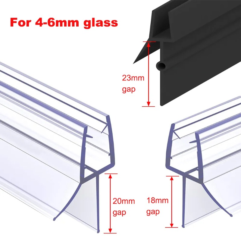 Dichtungsstreifen für Duschtür – Shower Door Bottom Seal Strip Sweep Bewertung und Preis