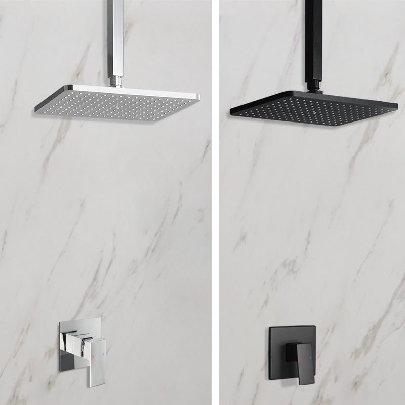 In Wand Verborgen Badezimmer D – Shower Arm Ceiling Mount Brass Chrome Bewertung und Preis