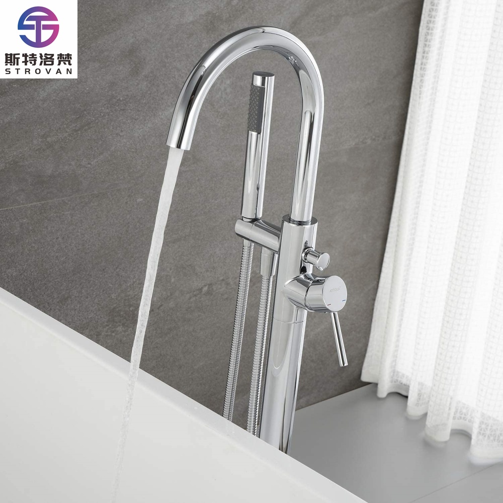 Freistehender Badewannenfüller – Freestanding Bathtub Filler Faucet Floor Bewertung und Preis