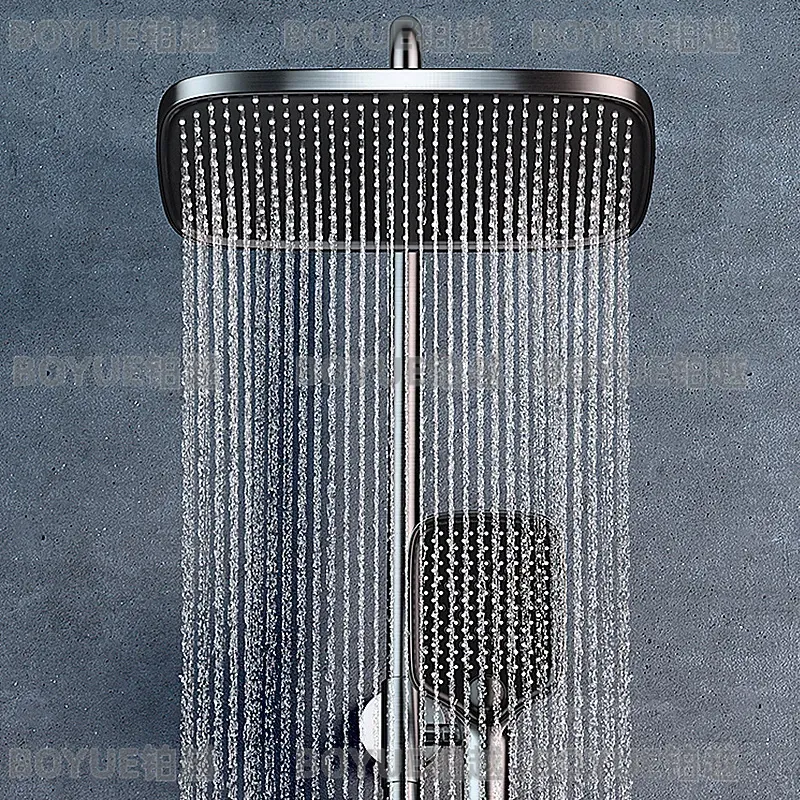 Graues Klaviertasten-Thermosta – Concealed Thermostatic Shower System Set Bewertung und Preis