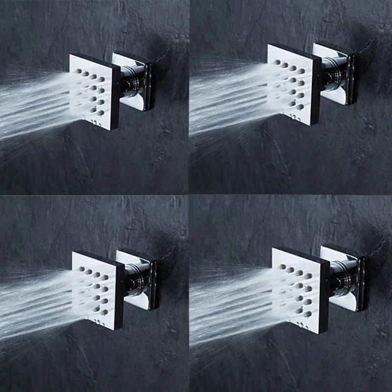 Duschdüsen für das Badezimmer  – Shower Body Jet Massage Spray Square Bewertung und Preis