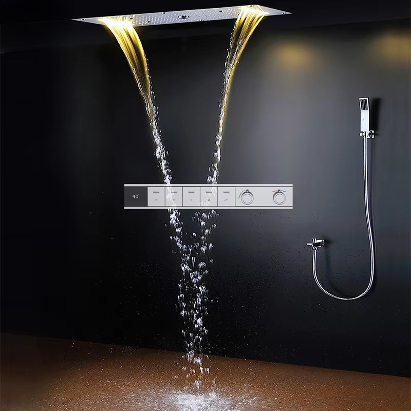 Badezimmer Smart LED Regendusc – Led Rainfall Shower Head Waterfall Bewertung und Preis