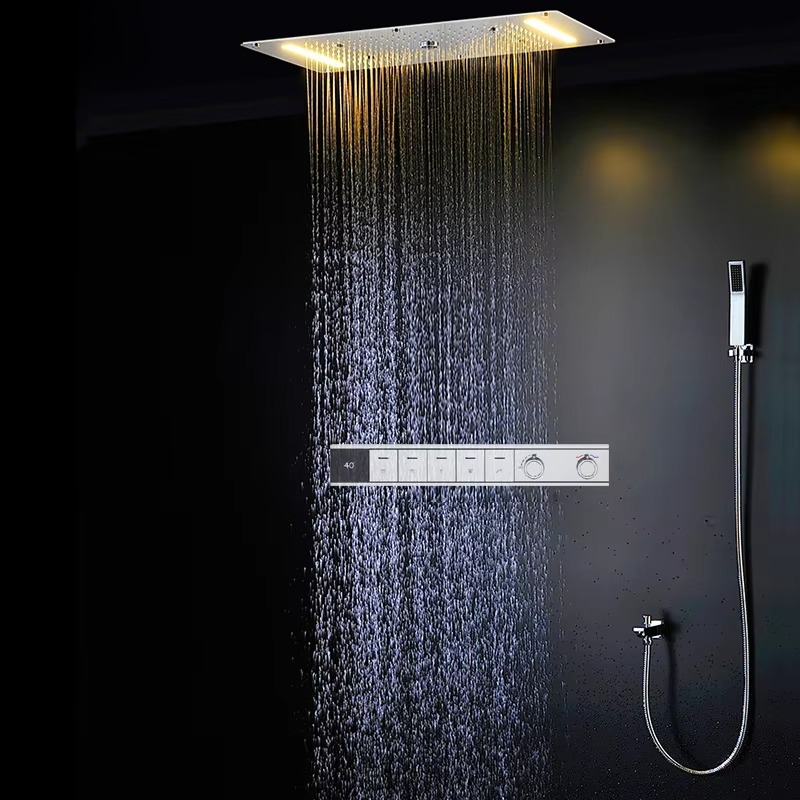 Badezimmer Smart LED Regendusc – Led Rainfall Shower Head Waterfall Bewertung und Preis