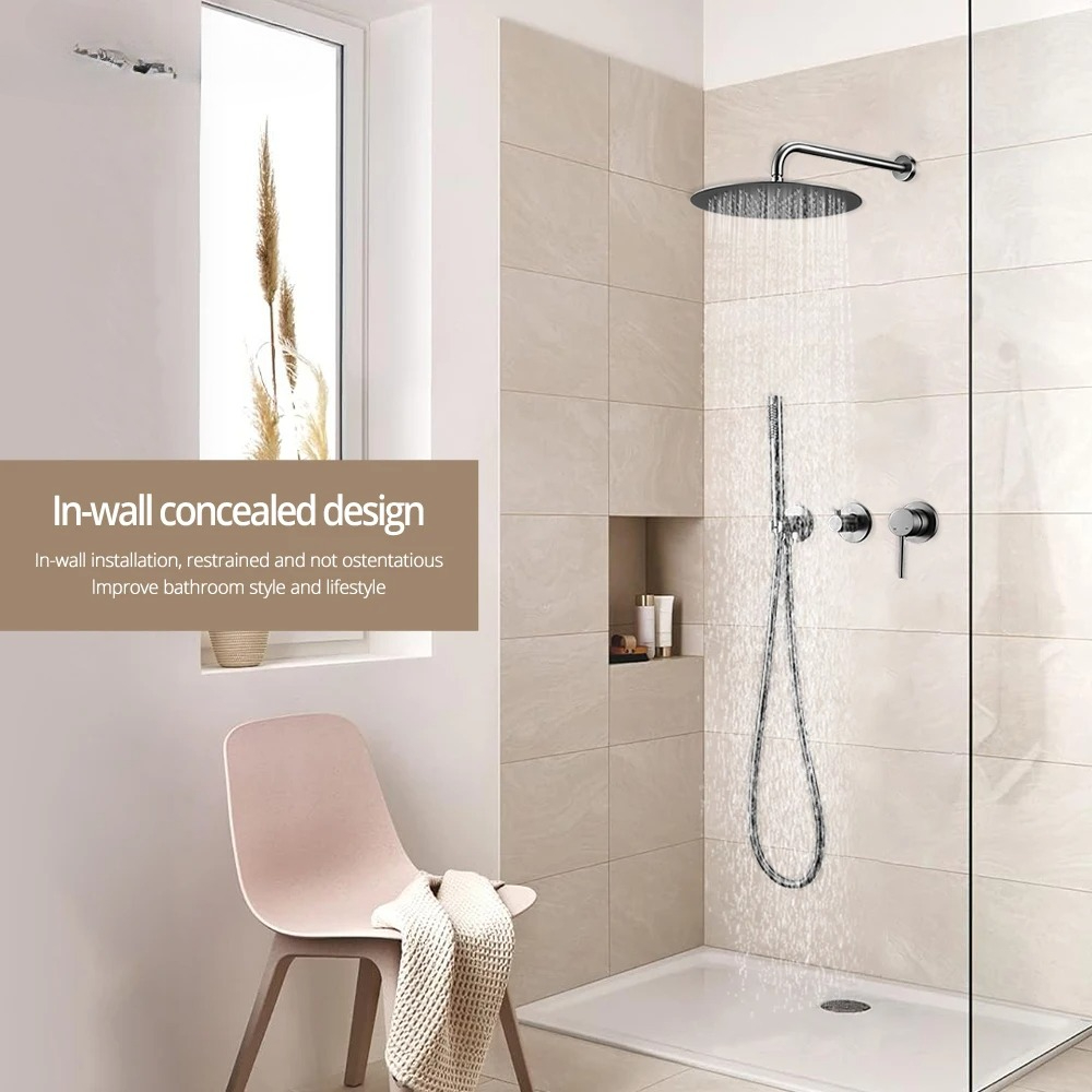 8-16'' Einbau-Wandmontage-Dusc – Shower Arm Ceiling Mount Brass Chrome Bewertung und Preis