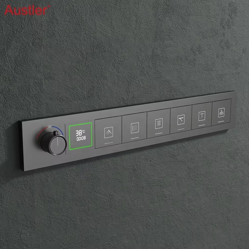 Musik-Duschkopf Badezimmer LED – Led Rainfall Shower Head Waterfall Bewertung und Preis