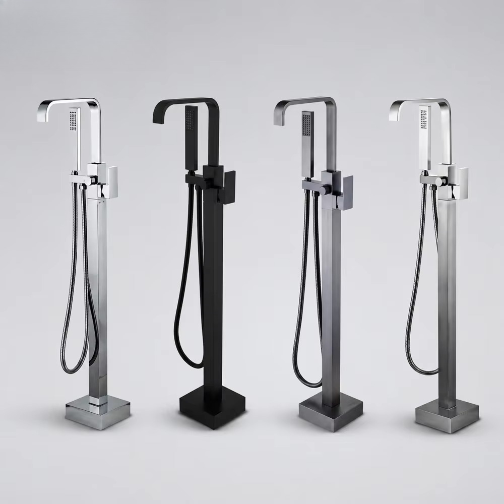 Bodenmontierter Badewannenmisc – Freestanding Bathtub Filler Faucet Floor Bewertung und Preis