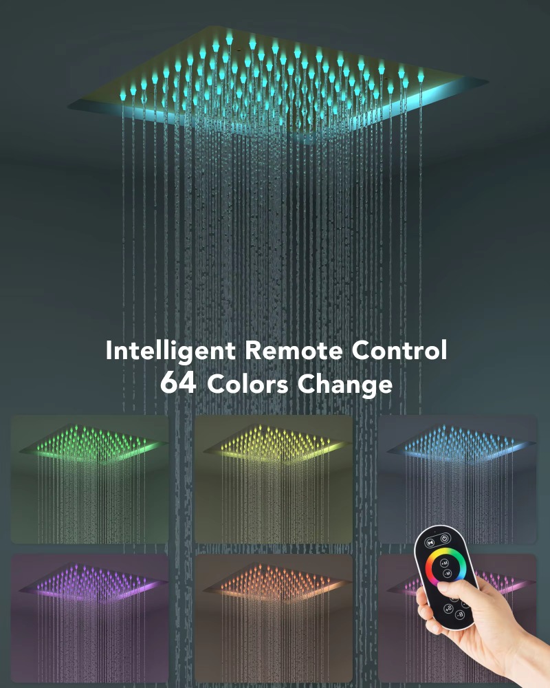 Badezimmer Chrom Deckenmontier – Concealed Thermostatic Shower System Set Bewertung und Preis