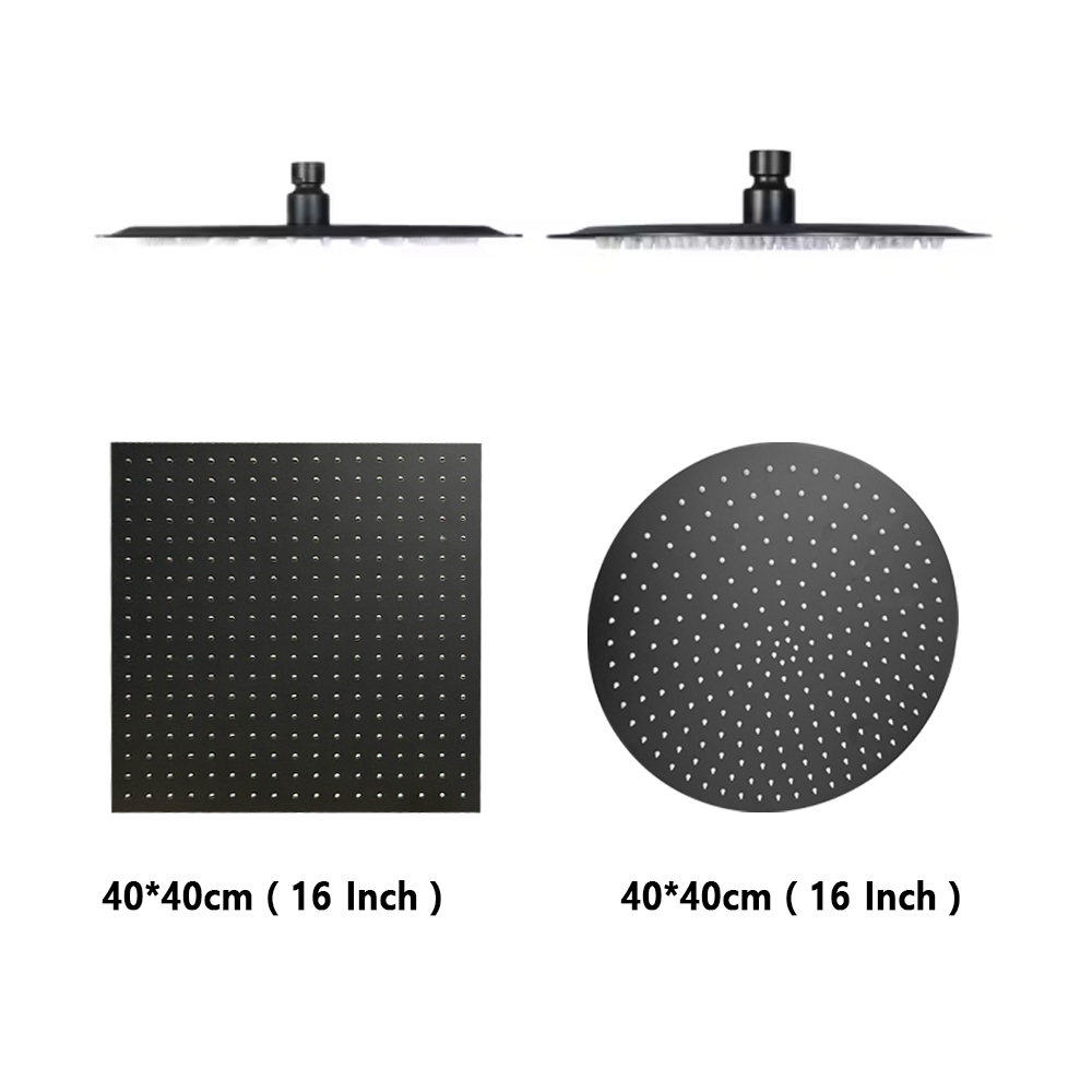 Quadratischer runder 16/20/24  – Rainfall Shower Head Ceiling Mount 16 Inch Bewertung und Preis
