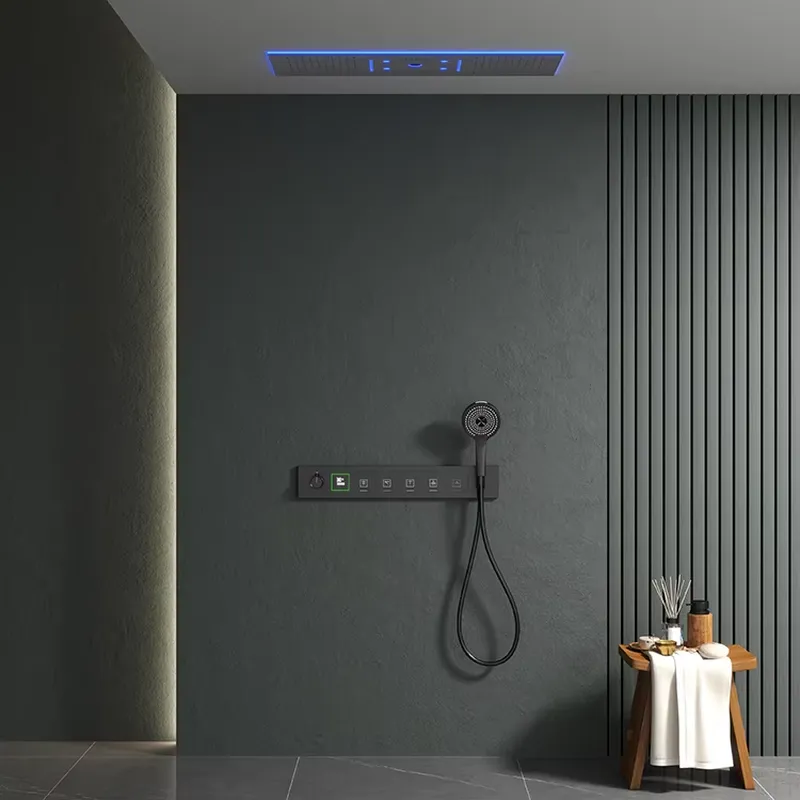 LED-Licht Messing-Duschsystem  – Concealed Thermostatic Shower System Set Bewertung und Preis