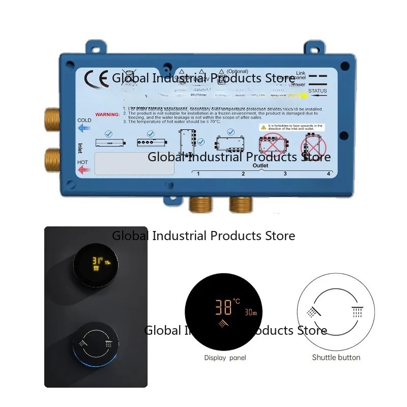 WLAN-App Digitales Duschsystem – Concealed Thermostatic Shower System Set Bewertung und Preis