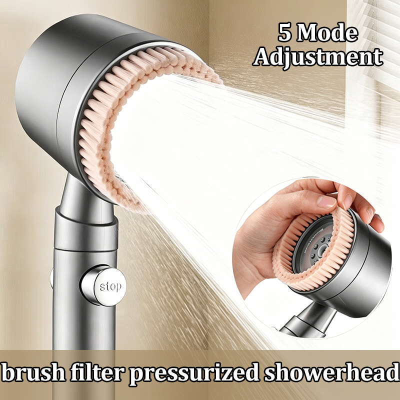 5-Gang Verstellbarer Handbraus – Handheld Shower Head High Pressure Filter Bewertung und Preis