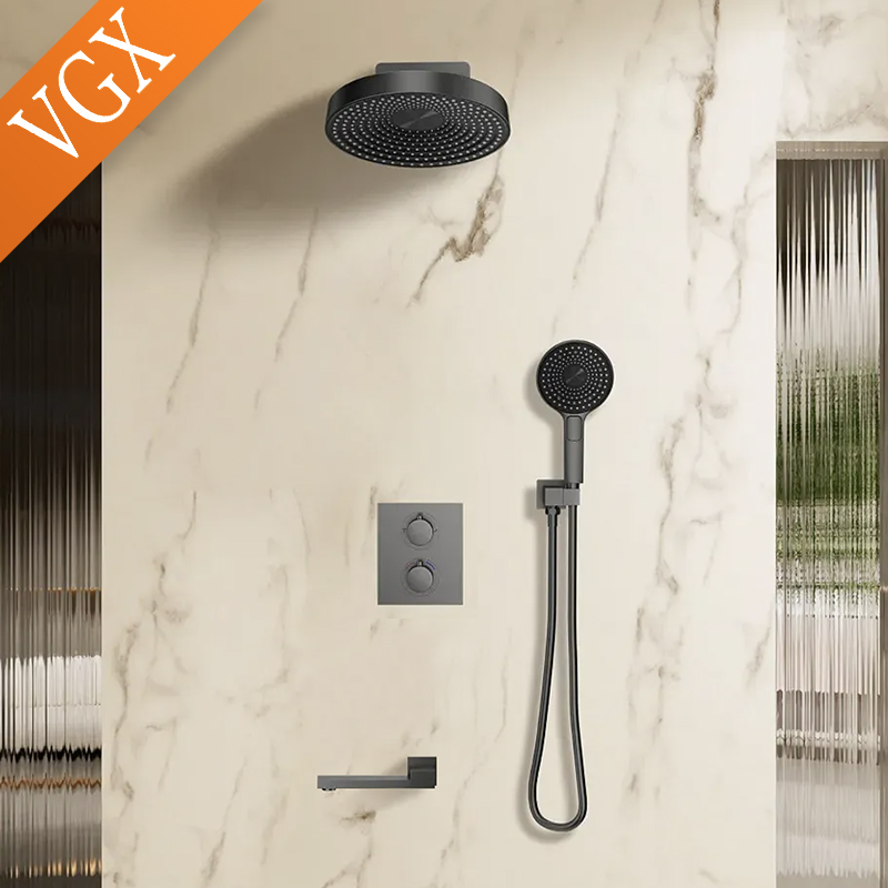 VGX verdecktes thermostatische – Concealed Thermostatic Shower System Set Bewertung und Preis