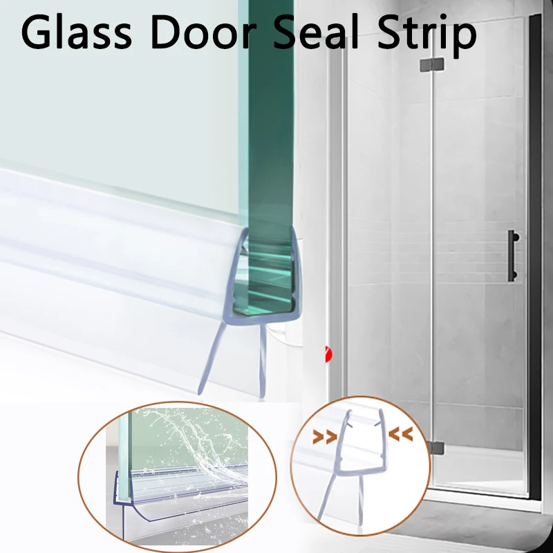 1 Stück 0,5/1/1,5/2 m transpar – Shower Door Bottom Seal Strip Sweep Bewertung und Preis