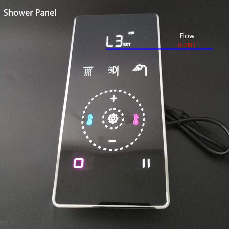 Digitaler schwarzer LED-Duschr – Thermostatic Mixing Valve Digital Display Bewertung und Preis