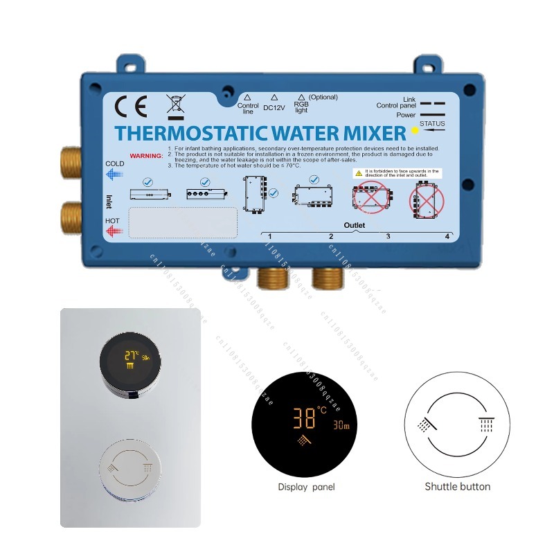 Thermostatisches Digitales Bad – Concealed Thermostatic Shower System Set Bewertung und Preis