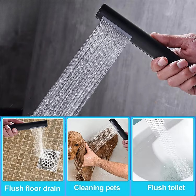 Schwarzer, freistehender Badew – Freestanding Bathtub Filler Faucet Floor Bewertung und Preis