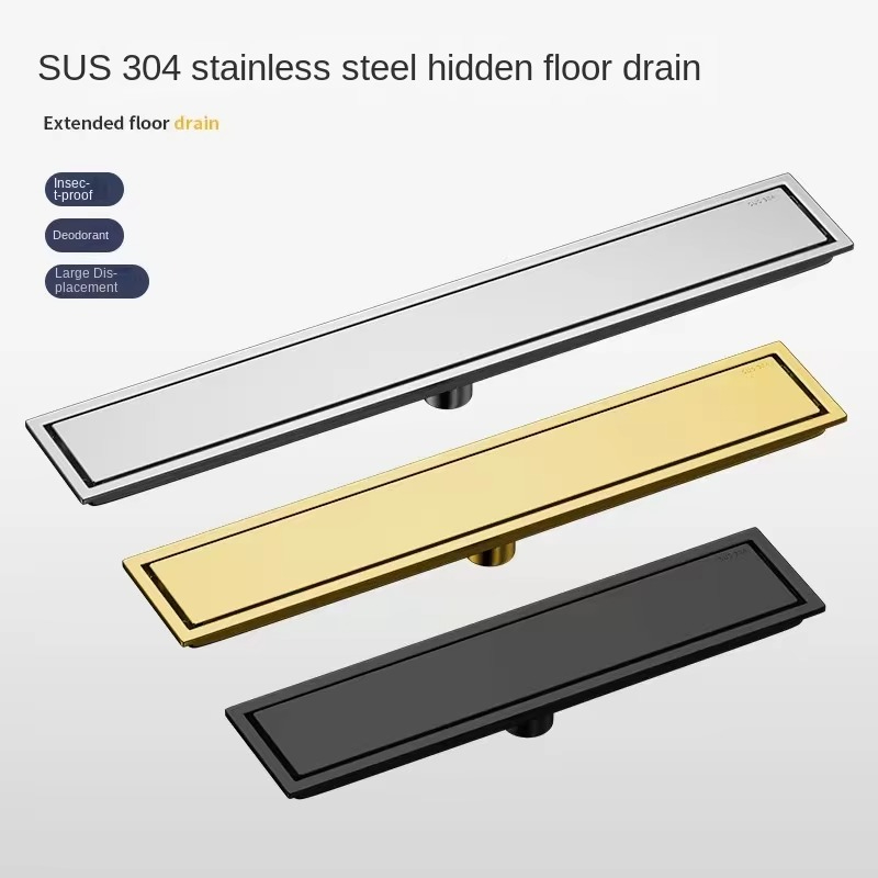304 Edelstahl Unsichtbarer Fli – Linear Shower Drain Stainless 304 Tile In Bewertung und Preis