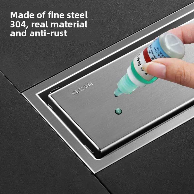 304 Edelstahl Unsichtbarer Fli – Linear Shower Drain Stainless 304 Tile In Bewertung und Preis